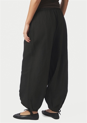 Roxane Balloon linen buks Sort Neo Noir 